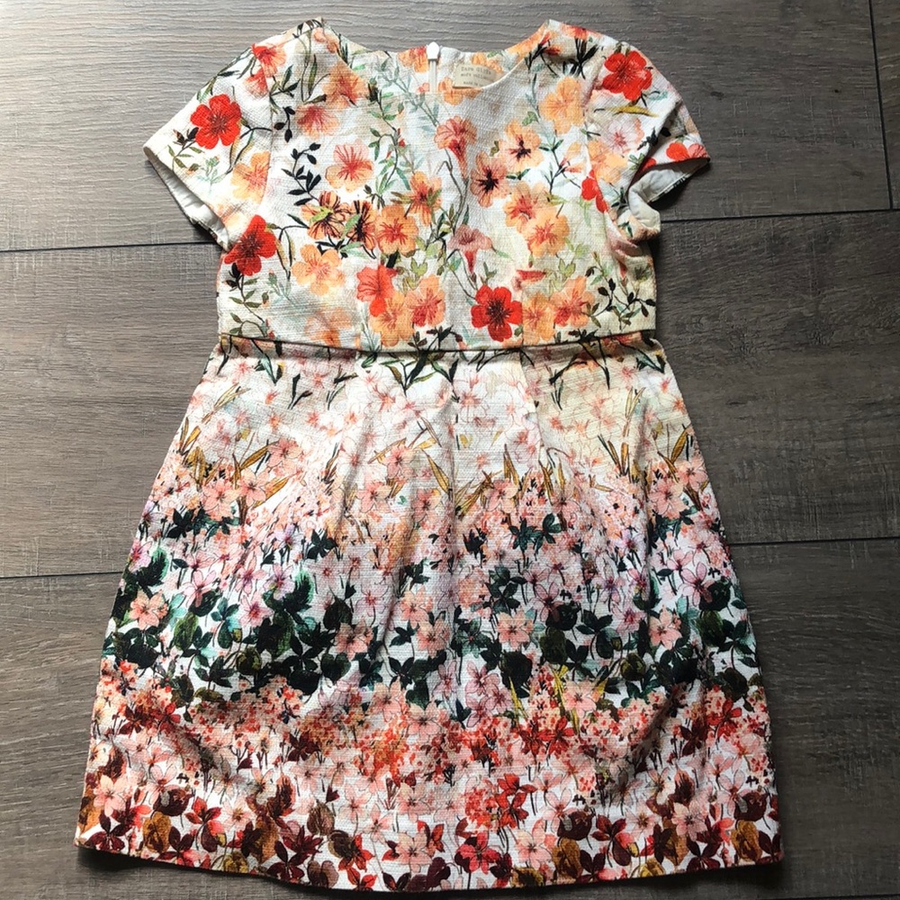 Zara Girl's Dress Floral Size 5